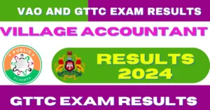 VAO AND GTTC EXAM RESULTS