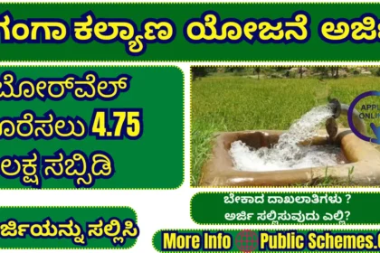Ganga kalyana yojane ಗಂಗಾ ಕಲ್ಯಾಣ ಯೋಜನೆ 2025-26: ಅರ್ಜಿ ಸಲ್ಲಿಸುವ ವಿಧಾನ, ಅರ್ಹತೆ, Apply Online