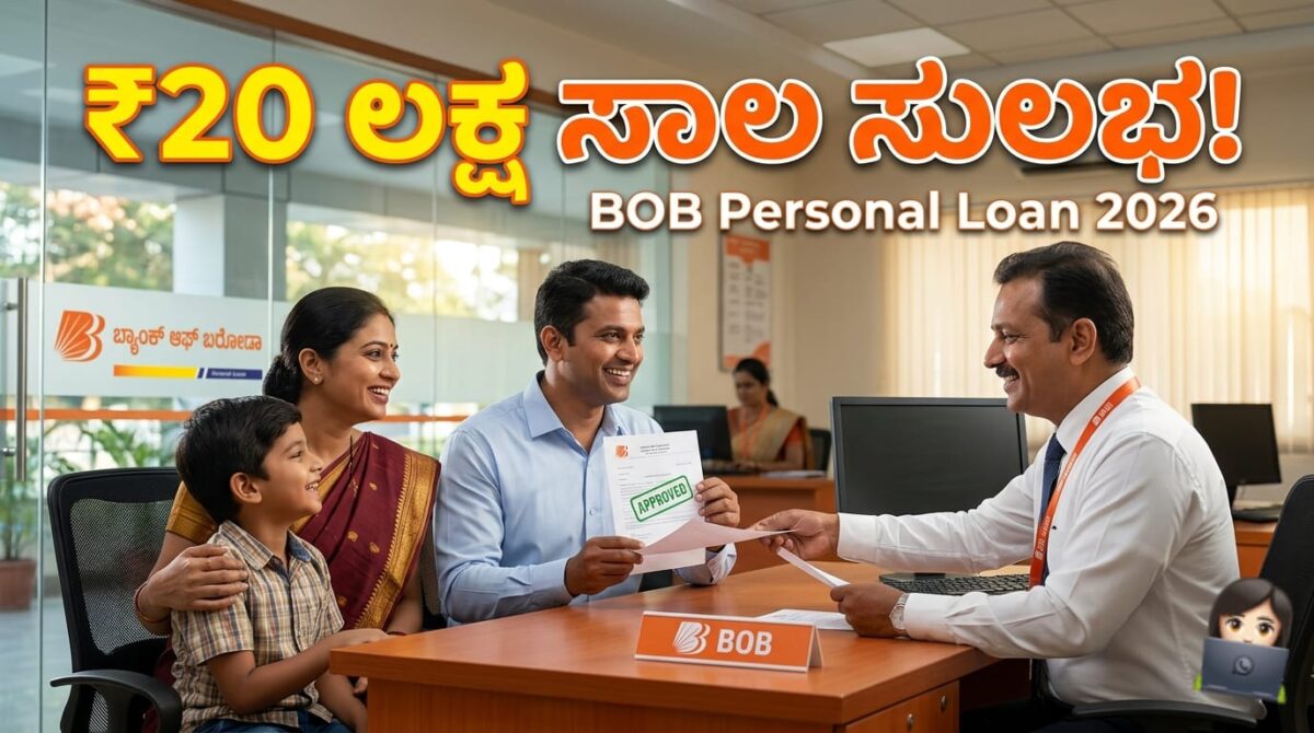 bob personal loan 2026 kannada online apply now