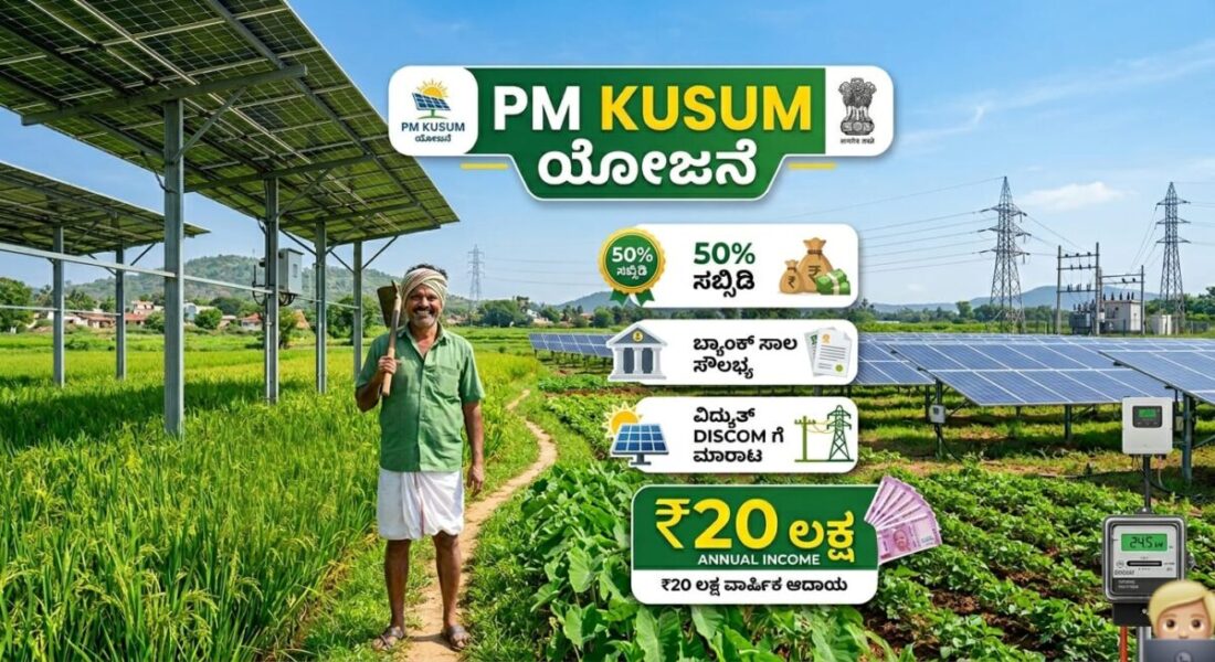 pm kusum yojana 2026 farmers 20 lakh income