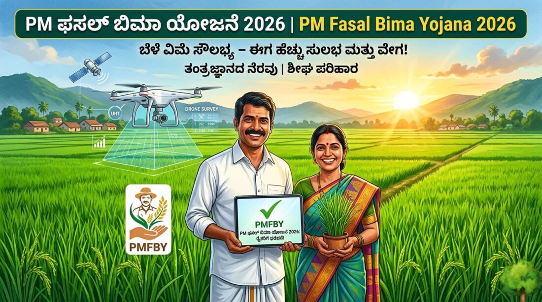 pm fasal Bima yojana 2026 kannada apply