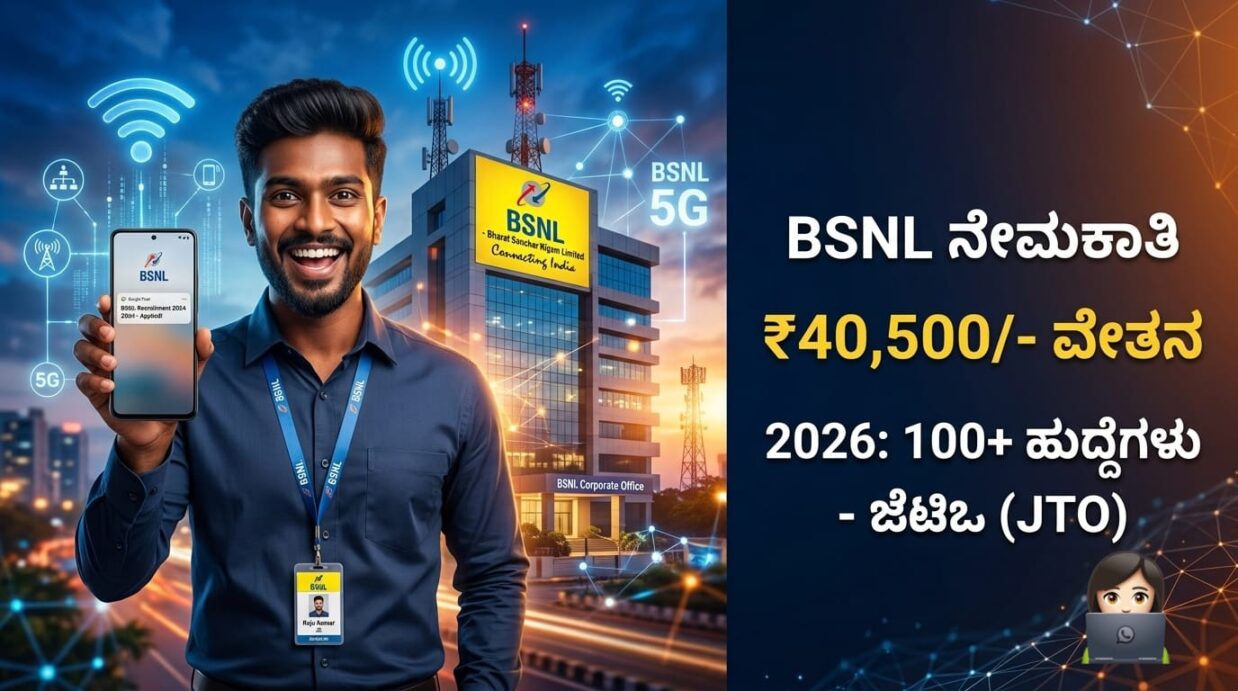 BSNL Junior Telecom Officer Apply Online 2026